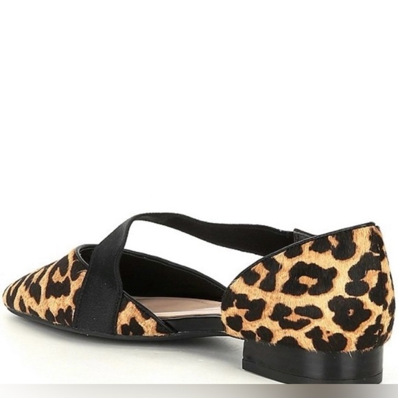 Asymmetrical Leopard Print Haircaff Preston &York Women’s Flat - Picture 3 of 8